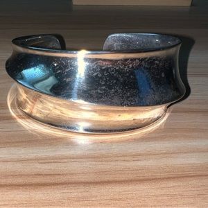 James Avery Sterling Silver 925 Wide heavy Cuff Bracelet